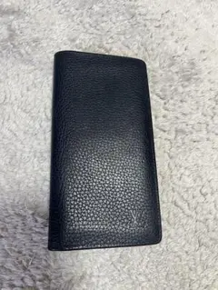 Louis Vuitton ネイビーレザー 長財布　美品