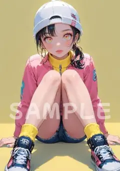 ◆一点物◆A4サイズ ポスター AIイラスト 高画質 コレクション アニメ 44