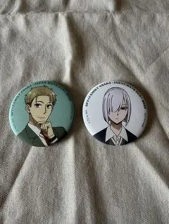 SPY×FAMILY 缶バッジ2個セット　ロイド　フィオナ