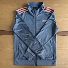 adidas アディダス トラックジャケット ジャージ グレー×オレンジ