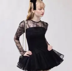 treatürself dolish lace dress black