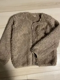 ボア素材 ベージュ ジャケット