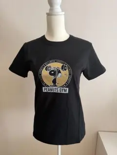 PEANUTS GYM 黒 半袖Tシャツ