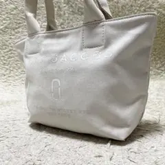 マークジェイコブス　ハンドバッグ　トートバッグ　キャンバス　アイボリー系