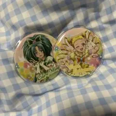 キュアミント＆キュアレモネード缶バッジセット