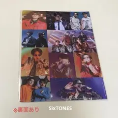 SixTONES 音色　特典　ミニ クリアファイル