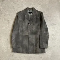 COGGIOLA 山羊革 ロング丈 ゴートレザー テラードジャケット M