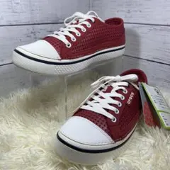 新品タグ付✨CROCS クロックス メンズ メッシュ スニーカー 軽量 涼しいのサムネイル