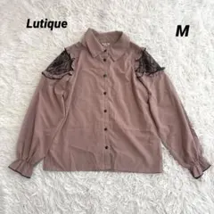 《Lutique》レース　長袖ブラウス　シャツ　姫系　ロリータ　地雷量産型　海外