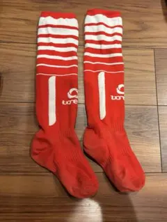 BONERA サッカーソックス 赤　19-21