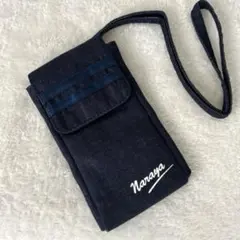 新品★NaRaYa ナラヤ スマホショルダーバッグ　デニム　携帯ホルダー　ポーチ