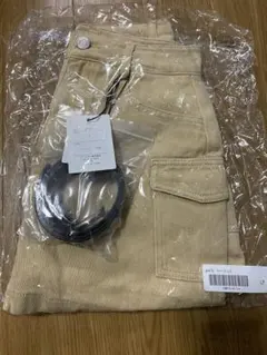 グレイル　ベージュカーゴスカート　ベルト付き　S