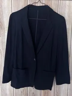 COMME CA ISM ブラック テーラードジャケット