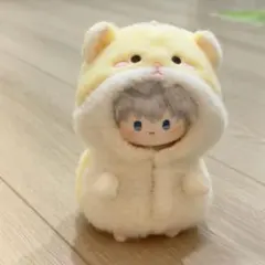 ぬい服 ぬいぐるみ服 ハムスター 着ぐるみ ぬいコス 10cm〜12cmのサムネイル