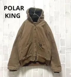 POLAR KING アクティブジャケット ダック 短丈 裏フリース フェードL