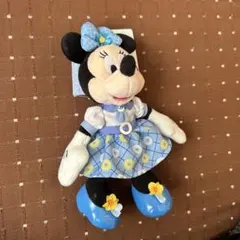 ディズニー　ブルーエバーアフター ミニー　ぬいぐるみバッジ