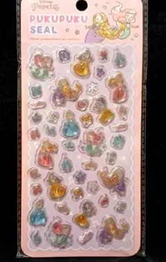 ディズニー　プリンセス　プクプクシール　新品　未開封