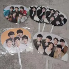 嵐 集合ミニうちわ 7本セット