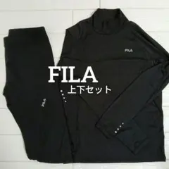 FILA フィラ コンプレッション インナー 上下セット M ブラック 黒のサムネイル
