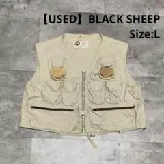 601 古着 70s BLACK SHEEP フィッシングベスト アウトドア