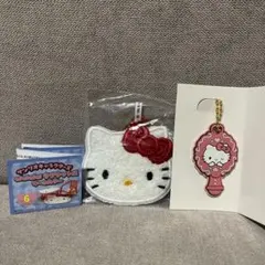 サンリオキャラクターズ ラグマット風キーホルダー キティ プチミラー