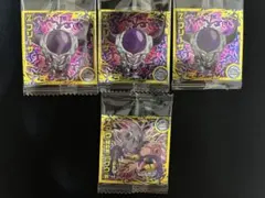 ドラゴンボール 超戦士シールウエハース フリーザ 魔人ブウ 4枚のサムネイル