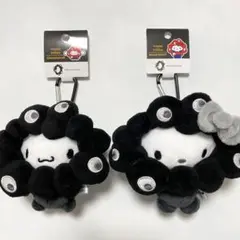 黒ミャクミャク サンリオ なりきりぬいぐるみ カラビナ マイメロディ