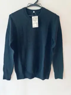 【新品】無印良品 クルーネックセーター レディース Sサイズ 黒