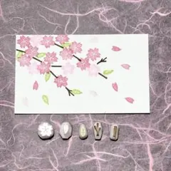 消しゴムはんこ 桜セット 5