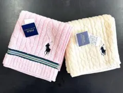 ポロ・ラルフ・ローレン タオルハンカチ 2色セット
