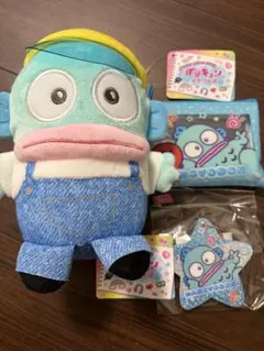 新品タグ付 サンリオキャラクターズ 胸キュンメモリーズ ハンギョドン 3点セット
