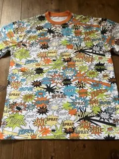 希少 OLD STUSSY バブルポップ マルチカラー 総柄 半袖Tシャツ