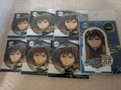 鬼滅の刃 冨岡義勇 箔押し缶バッジ6点 アクリルスタンド