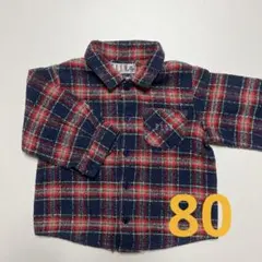 ELLE 子供 長袖　シャツ　チェック柄　キッズ　ポケット付オシャレ　可愛い