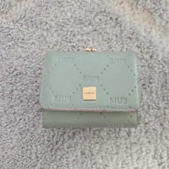 MURUA ミントグリーン 三つ折り財布