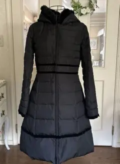 美品 TOCCA トッカ ダウンコート ダウンジャケット 2WAY ブラック 2 TOCCA（トッカ）の「TWEED DOWNダウンコート（ダウンジャケット/コート