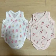 UNIQLO ベビー タンクトップ 2枚セット 60