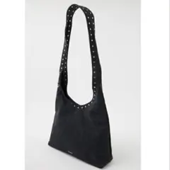 【美品】MOUSSY マウジー ONE SHOULDER HOBO バッグ 黒のサムネイル