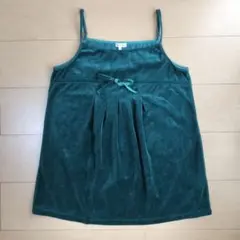 3can4on ベロアキャミソール グリーン 緑のサムネイル