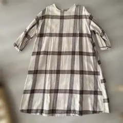 サマンサモスモス チェック柄シャツワンピース（長袖）