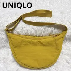 UNIQLO ラウンドミニ ショルダーバッグ イエロー ユニクロ ユニセックス