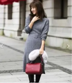 ケーブル編みニットセットアップ＊送料込