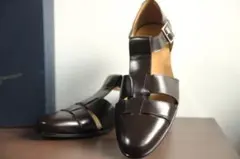 FERRANTE フェランテ VITELLO グルカサンダル 7 ダークブラウン FERRANTE フェランテ VITELLO グルカサンダル 7 ダークブラウン - メルカリ