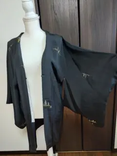 黒色　紋付羽織