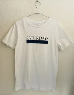 【美品】サタデーズニューヨークシティSaturdays NYC 白Tシャツ XS