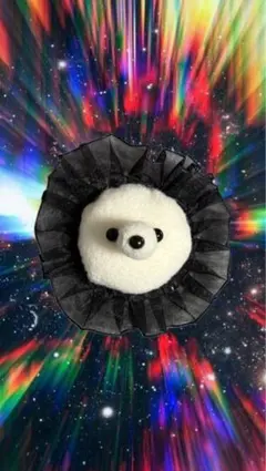 いぬあざらしブローチ 堕天