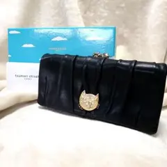 ツモリチサト　tsumori chisato CARRY 長財布 ブラック 猫のサムネイル
