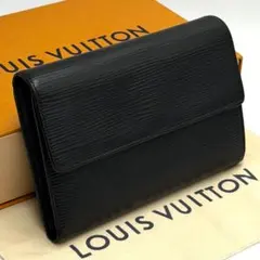 ルイヴィトン エピ ポルトトレゾール インターナショナル ブラック 黒