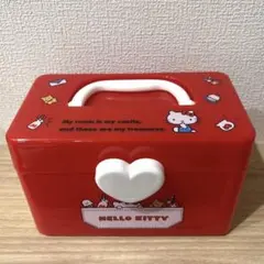 値下げ　当時物　1997年　ハローキティ　収納ケースBOX　平成レトロ　カオハナ セール 当時物 1997年 ハローキティ 収納ケースBOX 平成レトロ