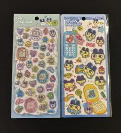 2枚セット プチドロップシール 平成はっぴーフォン たまごっち まめっち 正規品